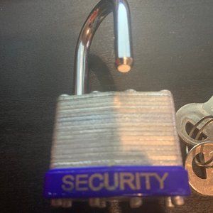 Security Lock W/ Key (40mm)